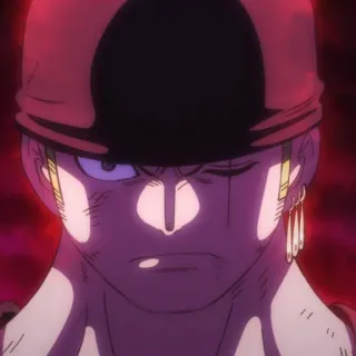 🧩 cf7c6cf4 Roronoa Zoro One Piece Anime, Espadachín, Pirata, Zoro, Roronoa telegram sticker