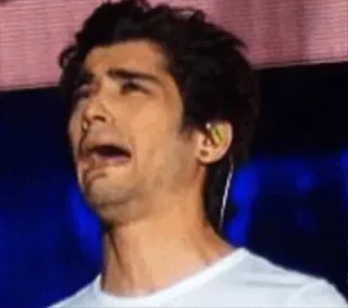 🍞 1bb3ccb0 Zayn Malik celebrity, music, singer, zayn malik, reaction, emotional whatsapp sticker