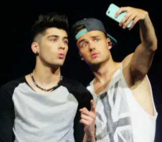 🙈 74063947 selfie, boy band, one direction, singer, friendship, young adults whatsapp sticker