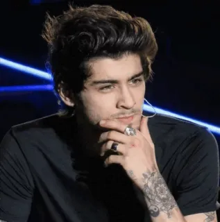 🐚 f4e66f9e Zayn Malik zayn malik, singer, one direction, celebrity, music whatsapp sticker