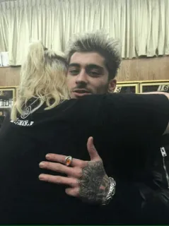 🔥 f9f0d10d person, hugging, male, tattoos, celebrity whatsapp sticker