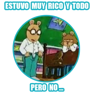 🙂 04a2c980 Arthur ESTUVO MUY RICO Y TODO
PERO NO... Kartun, Arthur, PBS Kids, DW, Meme, Lucu, Acara anak telegram sticker