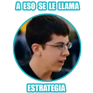 🤓 e2b4e993 A ESO SE LE LLAMA ESTRATEGIA strategi, spanyol, meme telegram sticker