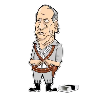 😐 d4f952c5 мультфильм, человек, персонаж, политик telegram sticker
