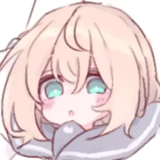 🔪 048ddcfb 动漫, 可爱, Q版, 女孩, 卡哇伊 telegram sticker