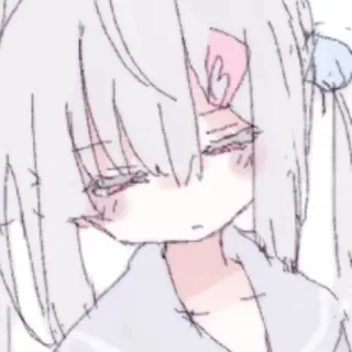 🐁 09c2abd9 动漫女孩, 卡哇伊, 漫画, 插图, 可爱, 绘画 telegram sticker