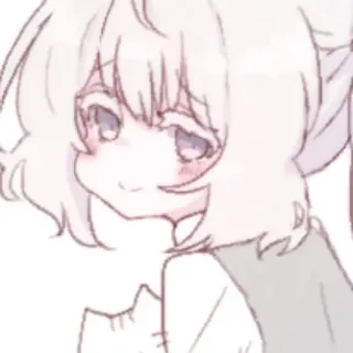 🛁 36bb9410 动漫, 女孩, 可爱, 卡哇伊, 插画 telegram sticker