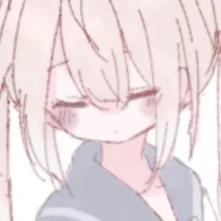 🐁 71feeb66 动漫女孩, 卡通, 可爱, 唯美, 卡哇伊 telegram sticker