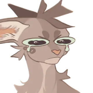 😢 d61f8320 kucing, menangis, sedih, hewan, stiker, emosional whatsapp sticker