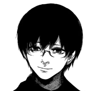 😊 d27d42e8 Ken Kaneki Tokyo Ghoul อนิเมะ, มังงะ, โตเกียว กูล, เคน คาเนกิ telegram sticker