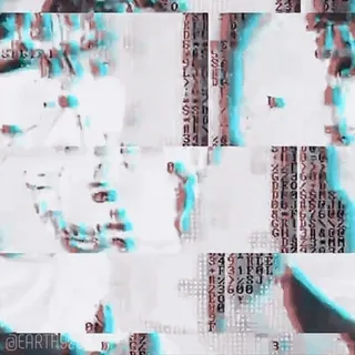 😎 2dd8d2ed @EARTH abstract, glitch, digital art, earth telegram sticker