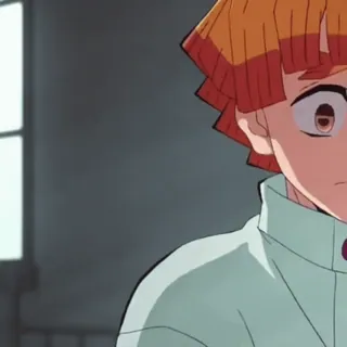 ⚡ f56f21e4 Zenitsu Agatsuma Demon Slayer Anime, Demon Slayer, Zenitsu, Postać, Kreskówka whatsapp sticker