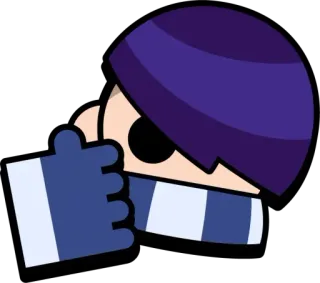 👍 9d2b19b8 sticker, dibujos animados, gesto, pulgar abajo telegram sticker